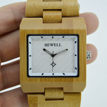 Nueva moda de lujo llegada diseño de madera reloj para mujeres hombres del movimiento de japón de madera del medio ambiente el reloj reloj Casual