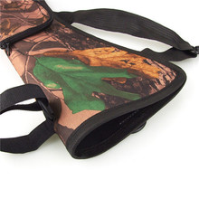 Brand New New Arrival Camo Archery Hunting Bow ARROW BACK SIDE QUIVER Holder Bag Zipper
