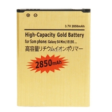 Mobile Phone Batteries High Capacity 2850mAh Gold Business Battery for Samsung Galaxy S4 IV mini / i9190