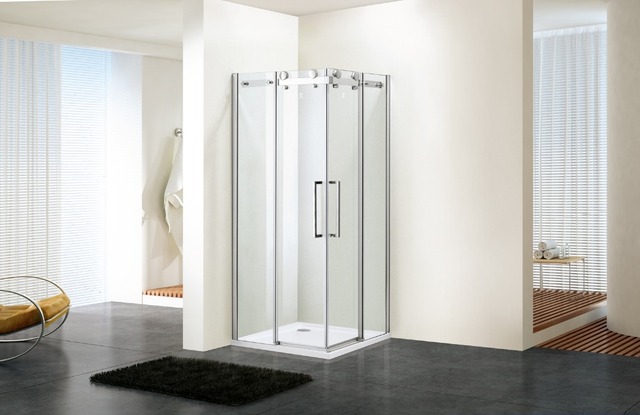 Aliexpress.com : acquista 900x900x1950mm angolo scorrevole doccia ...