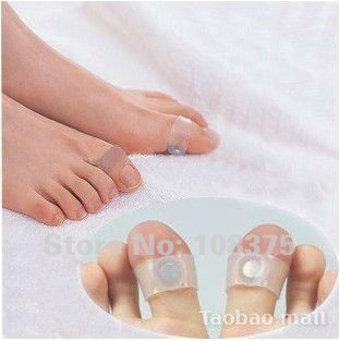 Hot Free Shipping Guaranteed 100 New Magnetic Silicon Foot Massage Toe Ring Weight Loss Slimming Easy