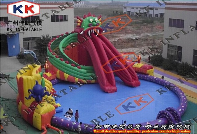 dragon inflatable pool