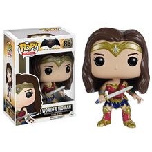 DC Super Heroes Wonder Woman FUNKO POP #86 PVC Action Figure Anime Doll Collection Kids Toy 10cm GS0146
