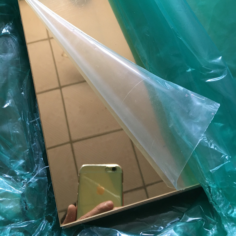 Description Picture 3 of item20pcs/lot 300x200x3mm Acrylic Gold Mirror Square Sheet Plastic Pier Glass Hotel Decorative Lens Not Easy To Broken