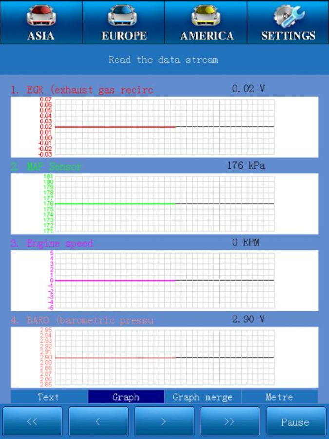 OEMScan GreenDS GDS+ 3 software display 4