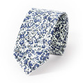 New Arrival Cotton Print Flower Neck Ties for Men Women Party Suits Floral Tie Neckties Leisure