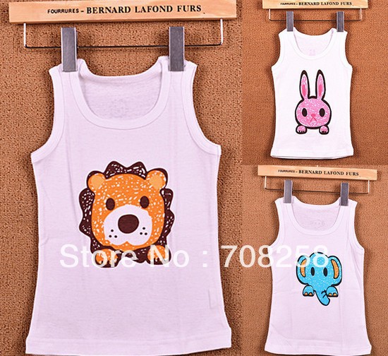 Здесь можно купить  24pcs/lot Newest Design!baby cartoon t-shirt cute rabbit/lion/elephant print soft cotton tees kids summer tops cool wear307  Детские товары