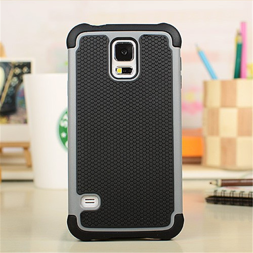 S5 Neo Ballistic Plastic Shockproof Case Silicone Skin Cover For Samsung Galaxy S5 Neo G903F