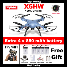 2016 NEW Syma X5HW FPV RC Quadcopter Drone with WIFI Camera 2.4G 6-Axis VS Syma x5sw Upgrade RC Helicopter Toys Pressure High