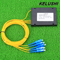 KELUSHI 1 4 PLC Fiber Optical Splitter SC Connector Fiber tool PLC SplitterOptical Fiber Branching Device