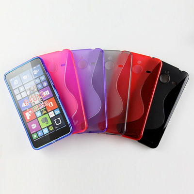 100pcs/lot For Microsoft Lumia 640XL 640 XL High Quality S Line Gel Wave Cover Case Soft TPU Back Cover