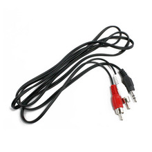 Adapter Cable Cord 3 5mm M M to AV RCA Audio Y for iPod MP3 High