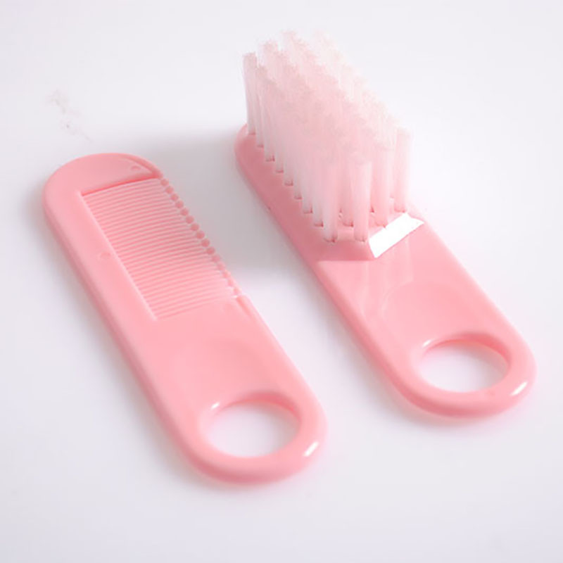 Soft Baby Infant Hair Brush and Comb Grooming Baby Bath Care Set (2)