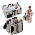 Triad Multi function Mummy Bag Mother Child Bag Portable Folding portable Travel Crib portatil anne yani