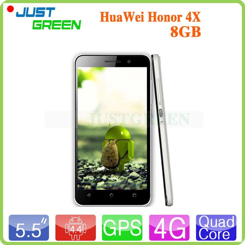 5 5 inch 1280x720 Huawei Honor 4X 4G Smartphone MSM8916 Quad Core 64bit A53 IPS 2G