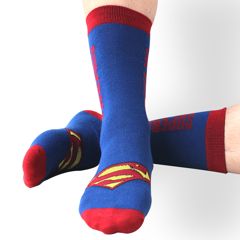 1Pairs Sport Brand The Avengers Cotton Men Socks Men s Meias Masculinas Football Basketball Socks Male
