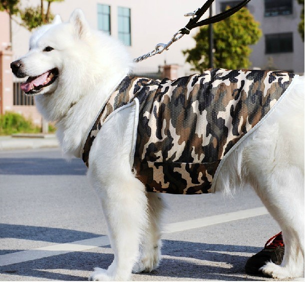 Buy Camouflage Large Dog Summer Clothes Big Dog T