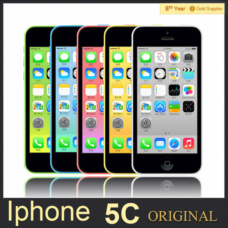 100 Unlocked Apple Iphone 5c Original Cell Phone 16GB 32GB ROM 4 0 inch Dual Core