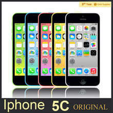 5 Colors Original iphone 5c Unlocked Mobile Phone iOS os 1G RAM 132G ROM 4.0 inches 8MP Camera WIFI GPS 3G apple phone