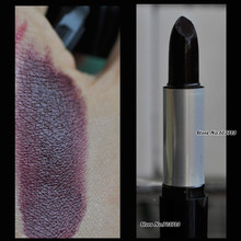 Fashion Black Purple Lipstick Crazy Kiss of Death Vampire Glam Makeup Stick N02