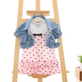 Children Clothing Girls Set Kids Clothes Girls Clothing summer Casual Suits Toddler 2 PCS Jacket short