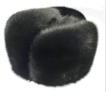 New Hot Sale Han Edition Real Mink Fur Hats For Men Fashion Northeast High Grade Whole