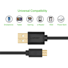 Ugreen Micro USB Charge Cable 5V2A Android Phone Tatlet Charging Data Cable for Xiaomi Samsung Huawei
