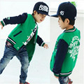 2016 New arrived Spring autumn baby boy jackets Kids Clothes Children outerwear Babi Boys baseball Suit