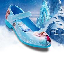Free shopping 2016 hot Girls Elsa shoes dancing girls flats kids children shoes High Quality Girls shoes