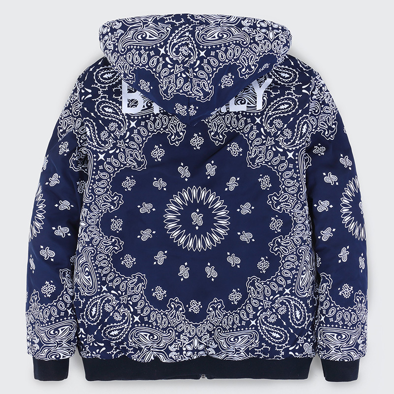 blue bandana hoodie