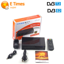 Satellite Receiver Freesat V7 COMBO HD DVB-S2+DVB-T2 TV Box Support CCcamd Biss Key Youtube Youporn 1080p HD Set Top Box