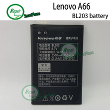 Lenovo A66 аккумулятор BL203 новый оригинальный 1500 мАч батарея Lenovo A278T A365E A308T A369 A318T A385E телефон в наличии бесплатная доставка