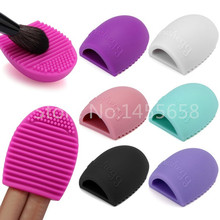 Free Shipping Cleaning Makeup Washing Brush Women Ladies Silica Glove Scrubber makeup brushes Cosmetic Clean Tools High Quality