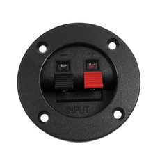 5x Speaker Round Cup 2-Terminal Binding Post Board 3″ Diameter