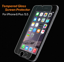 20% off Premium Tempered Glass Screen Protector For iphone 6 Plus Glass Film Foil Toughened Cover Guard + Cleaning Kit