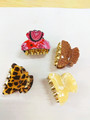 2016 New Fashion 4 pcs sets Hair Clips Accessories Acrylic Grand Hair Claw Clips For Women