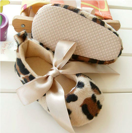 baby shoes Baby soft sole shoes - Leopard Infant Booties shoes Girl's Prewalker First walker shoes