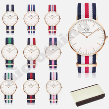 Daniel Wellington DW reloj de cuarzo mujer hombre Unisex Top Brand Relogio Masculino lujo Wristwacth alta calidad envío gratis