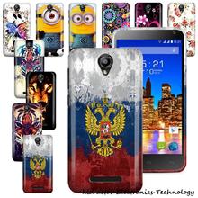 new arrived colorfull print case cover for fly IQ4514  EVO Tech 4 for  IQ 4514 bag with free gift