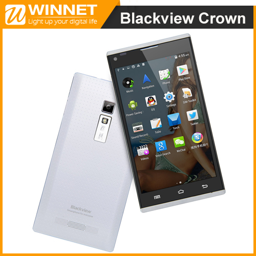 Original 5 inch Blackview Crown phone Android 4 4 3G Smartphone MTK6592W Octa Core 1 7GHz