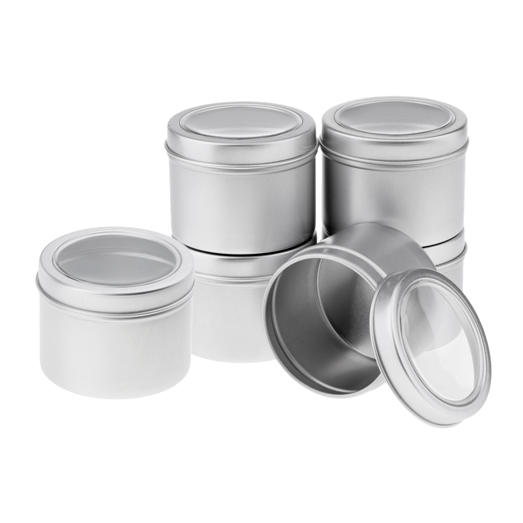 metal storage tins with lids