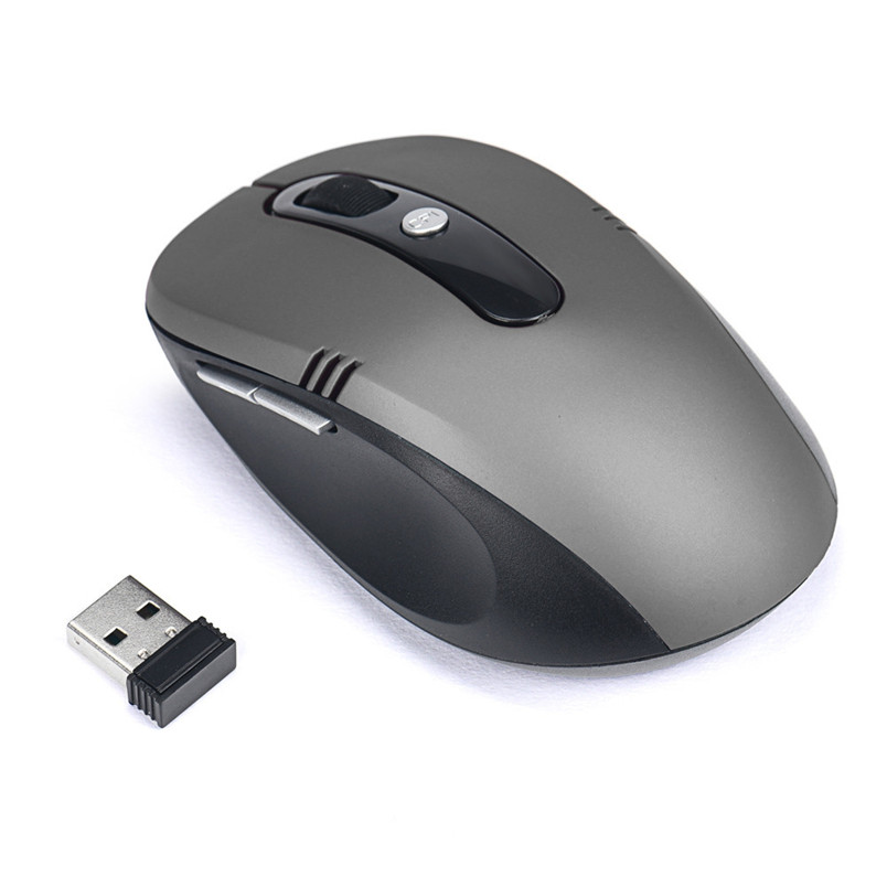 Надежный Роскошные gaming mouse 2.4 ГГц Беспроводная Мышь USB Оптическая Прокрутки Мышь для Планшетных Портативный Компьютер