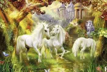 Thomas-Kinkade-Original-oil-painting-unicorn-fantasy-Art-print-reproduction-on-canvas-wall-decor.jpg_350x350.jpg