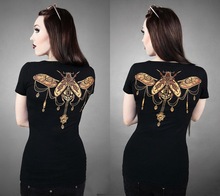 European and American creative personality Fashion Summer New Women Short Sleeve T Shirt butterfly 3D printing