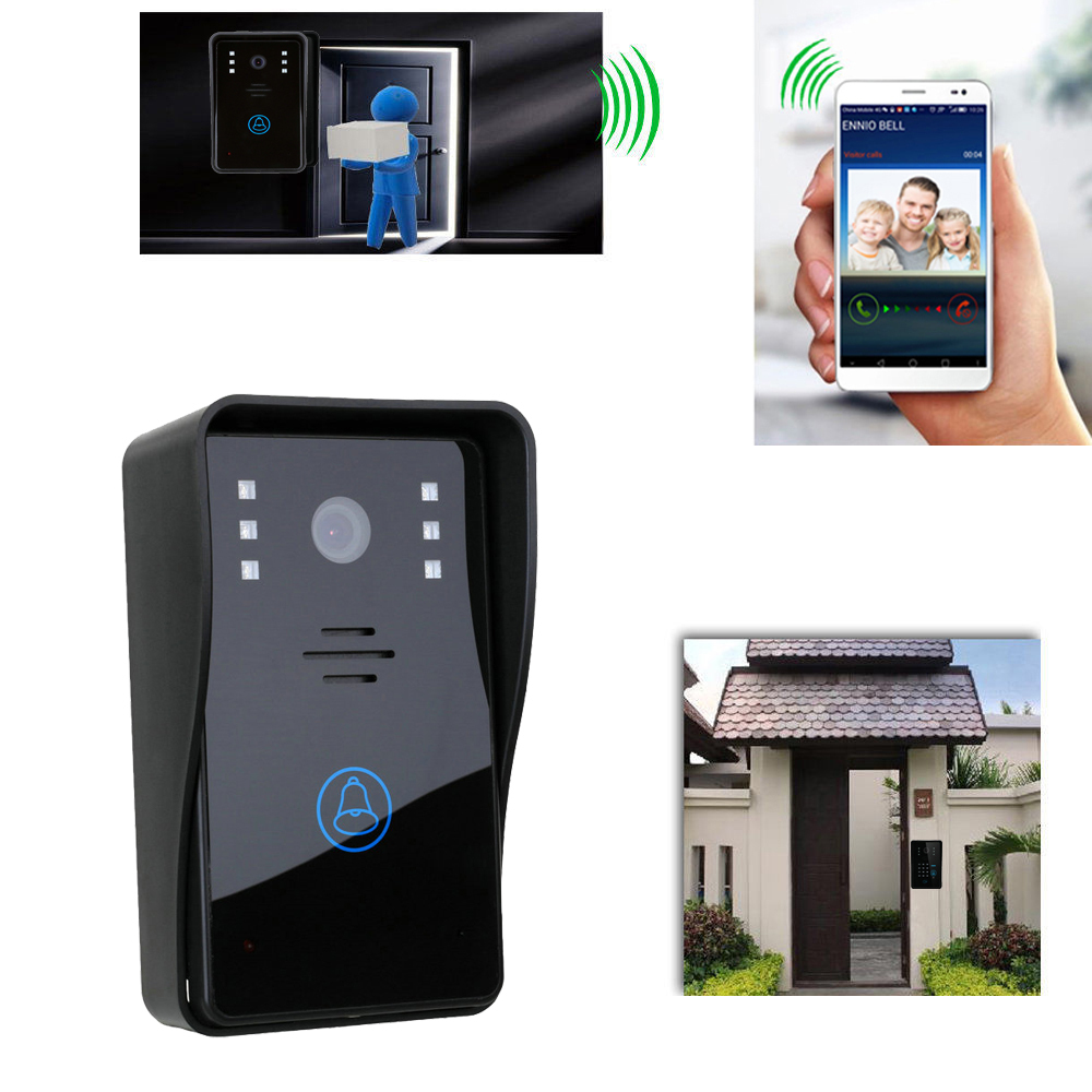 New Wifi video door phone doorbell Wireless Intercom global video door phone Support IOS Android for