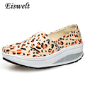 2016 Platform Women Shoes Spring Loafers Casual Flats Print Creepers Breathable Canvas Shoes Woman High Quality