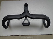 New Road bicycle 3K full carbon fibre handlebars carbon bike handlebar and stem integratived with computer stents Free shipping