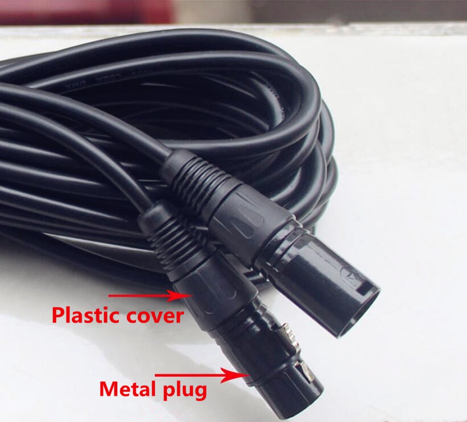 3-pin signal dmx cable dmx512 stage lighting signal cable led