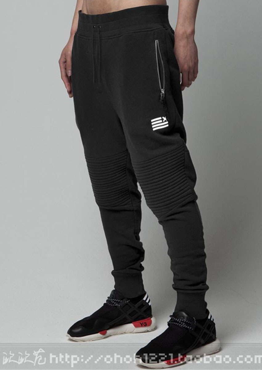 drop crotch skinny joggers