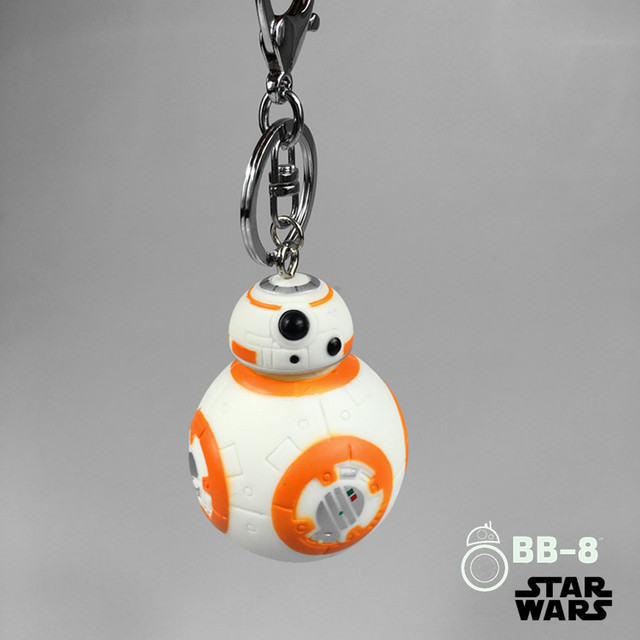 1 шт. 6 см звездные войны в силу пробуждает BB8 R2D2 Droid робот куклы солдат клон ремень новый год дети игрушки для детей BL1148
